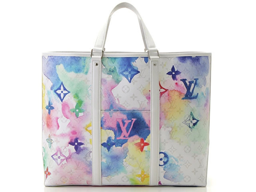 LOUIS VUITTON Weekend Tote Watercolor Monogram Multicolor